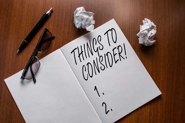 Conceptual hand writing showing Things To Consider. Conceptual hand writing showing Things To Consider.