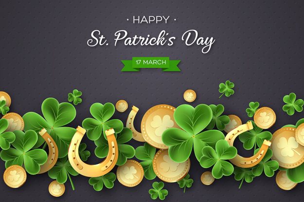 St. Patricks Day greeting holiday design. St. Patricks Day greeting holiday design.