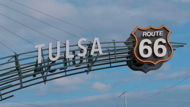 Tulsa Gate on historic Route 66 in Oklahoma Tulsa Gate on historic Route 66 in Oklahoma