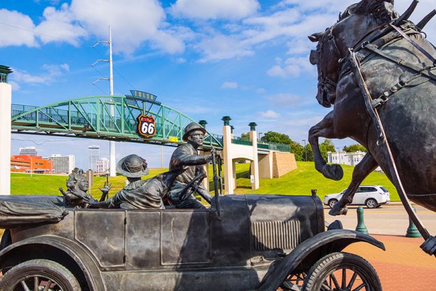 Cyrus Avery Centennial Plaza in Tulsa Cyrus Avery Centennial Plaza in Tulsa